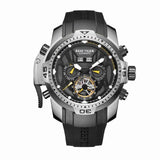 Reef Tiger/RT Mens Sport Watch with Year Month Date Day Calendar