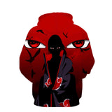 2017 new large size 3D Hoodie Naruto anime Uchiha Itach MEN/WOMAN