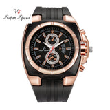 Hot Sale Luxury Men Sports Quartz Watch Complete Calendar