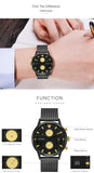 CADISEN Watch Men Fashion Quartz Clock Men Watches Top Brand Luxury