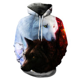 Hot hoody Blue 3D Skull Hoodies Men/Women