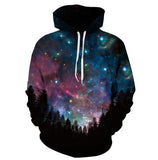 Hot hoody Blue 3D Skull Hoodies Men/Women