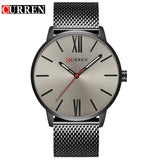 Curren Mens Watches Top Brand Luxury Gold Quartz