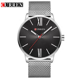 Curren Mens Watches Top Brand Luxury Gold Quartz