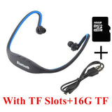 Wireless Bluetooth Earphone S9 Headphones Sport Fitness Headset With SD Card Slot+8G